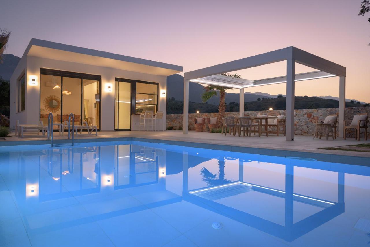 Pelagias Villa Lefka With Heated Pool Mathés Esterno foto