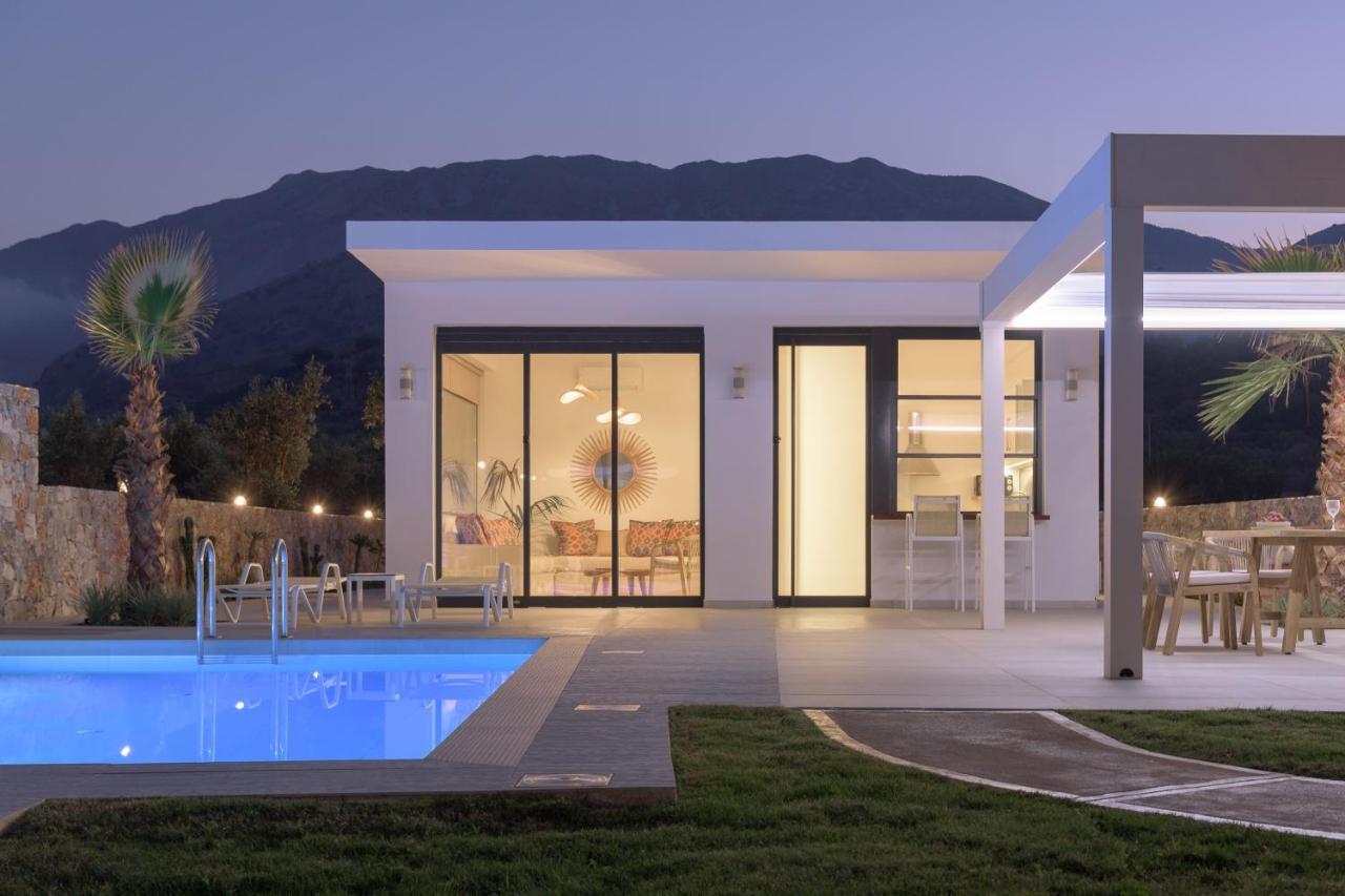 Pelagias Villa Lefka With Heated Pool Mathés Esterno foto