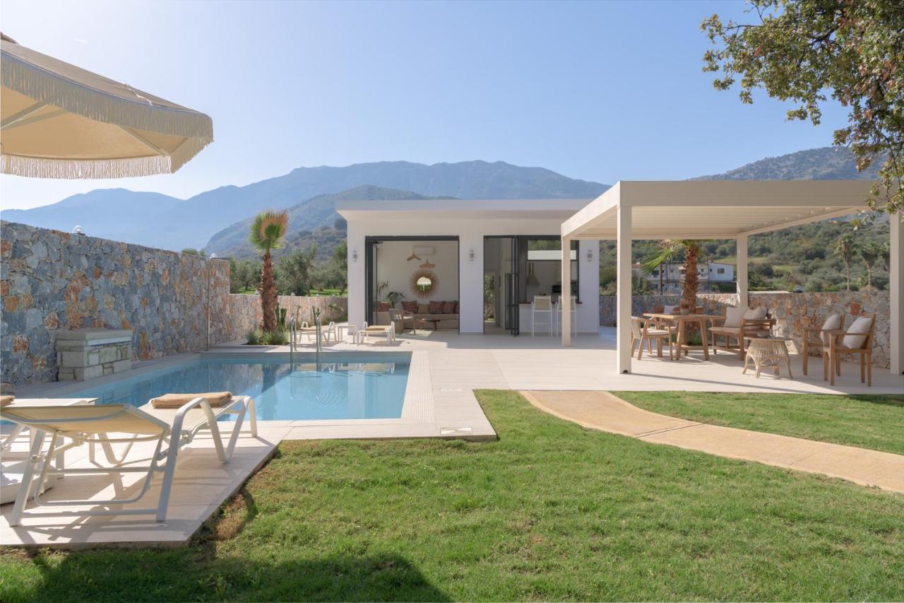 Pelagias Villa Lefka With Heated Pool Mathés Esterno foto