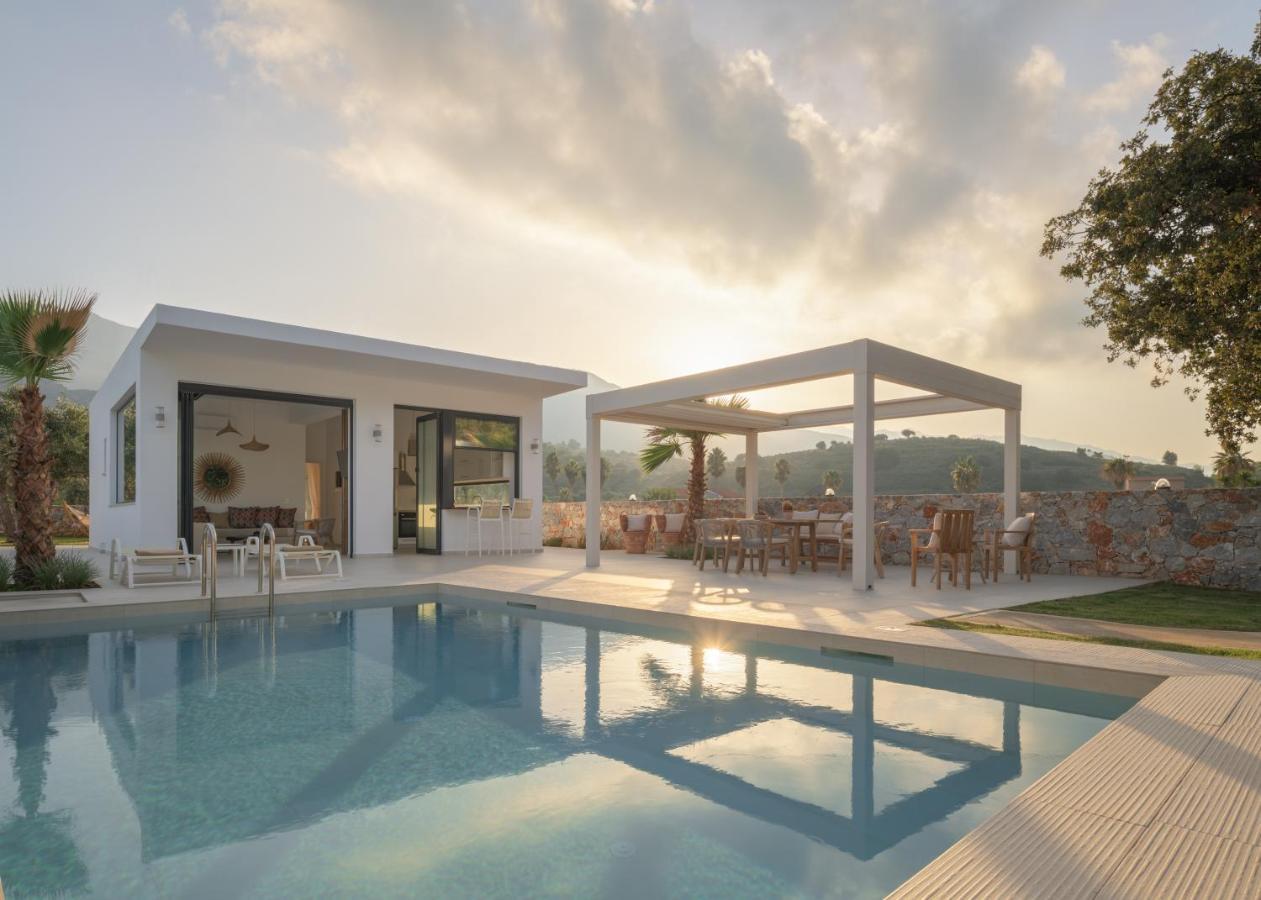 Pelagias Villa Lefka With Heated Pool Mathés Esterno foto