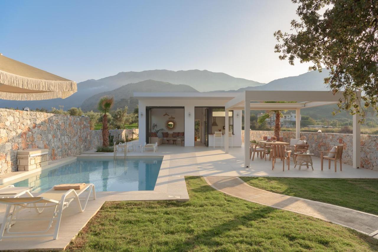 Pelagias Villa Lefka With Heated Pool Mathés Esterno foto